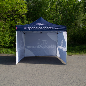 Eventzelt 4x4 mit Logo Druck