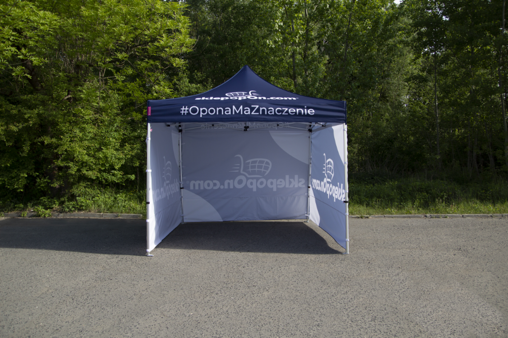 Eventzelt 4x4 mit Logo Druck