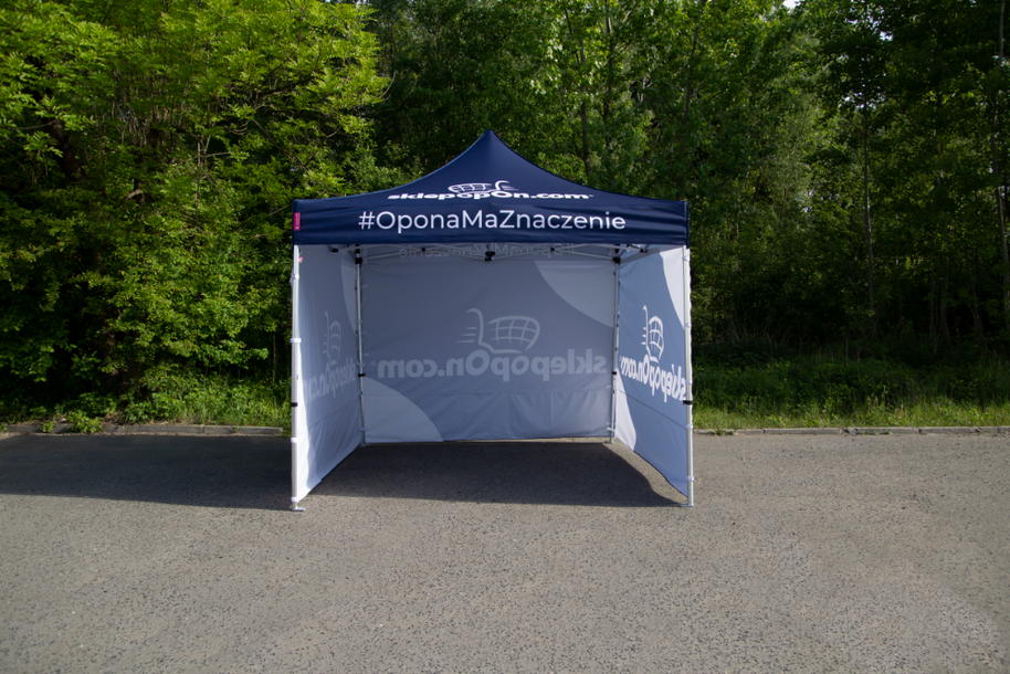 Eventzelt 4x4 mit Logo Druck