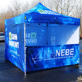 Faltpavillon 3x3 mit Druck Alukonstruktion 45x45mm wasserdicht bestellen Österreich