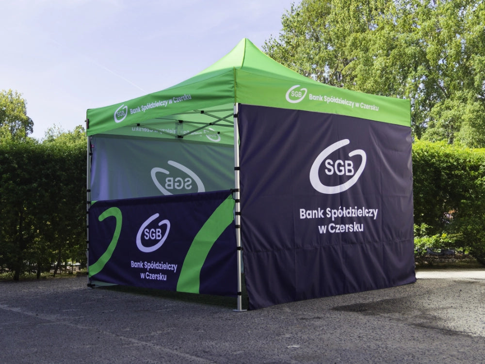 Messezelt 4x4m mit Branding