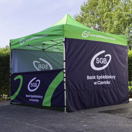 Messezelt 4x4m mit Branding