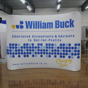 Gewölbte Rückwand 300 bedruckt