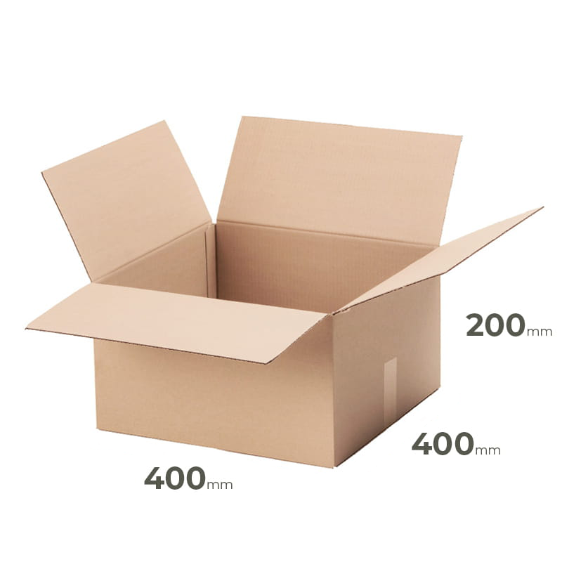 Falt,arton Braun 400x400x200mm oder 40x40x20cm