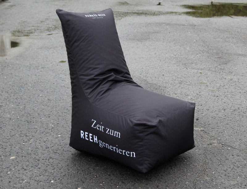 Sitzsack mit Lehne bedrucken