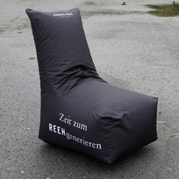 Sitzsack mit Lehne bedrucken
