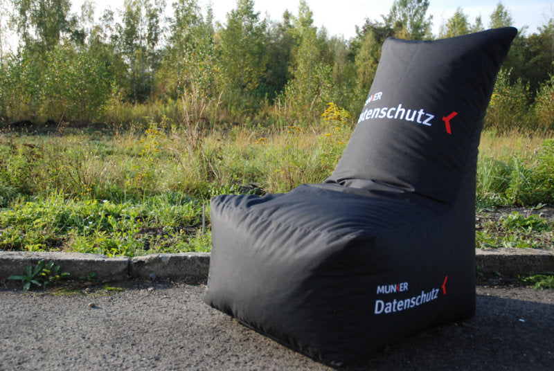 Sitzsack mit Lehne bedrucken