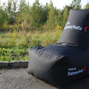 Sitzsack mit Lehne bedrucken
