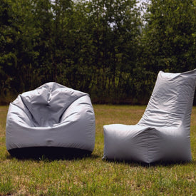 Sitzsack rund mit Gaming Chair einfarbig