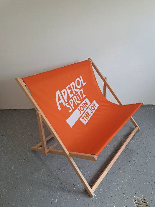 Liegestuhl 2-er Sitzer bedruckt