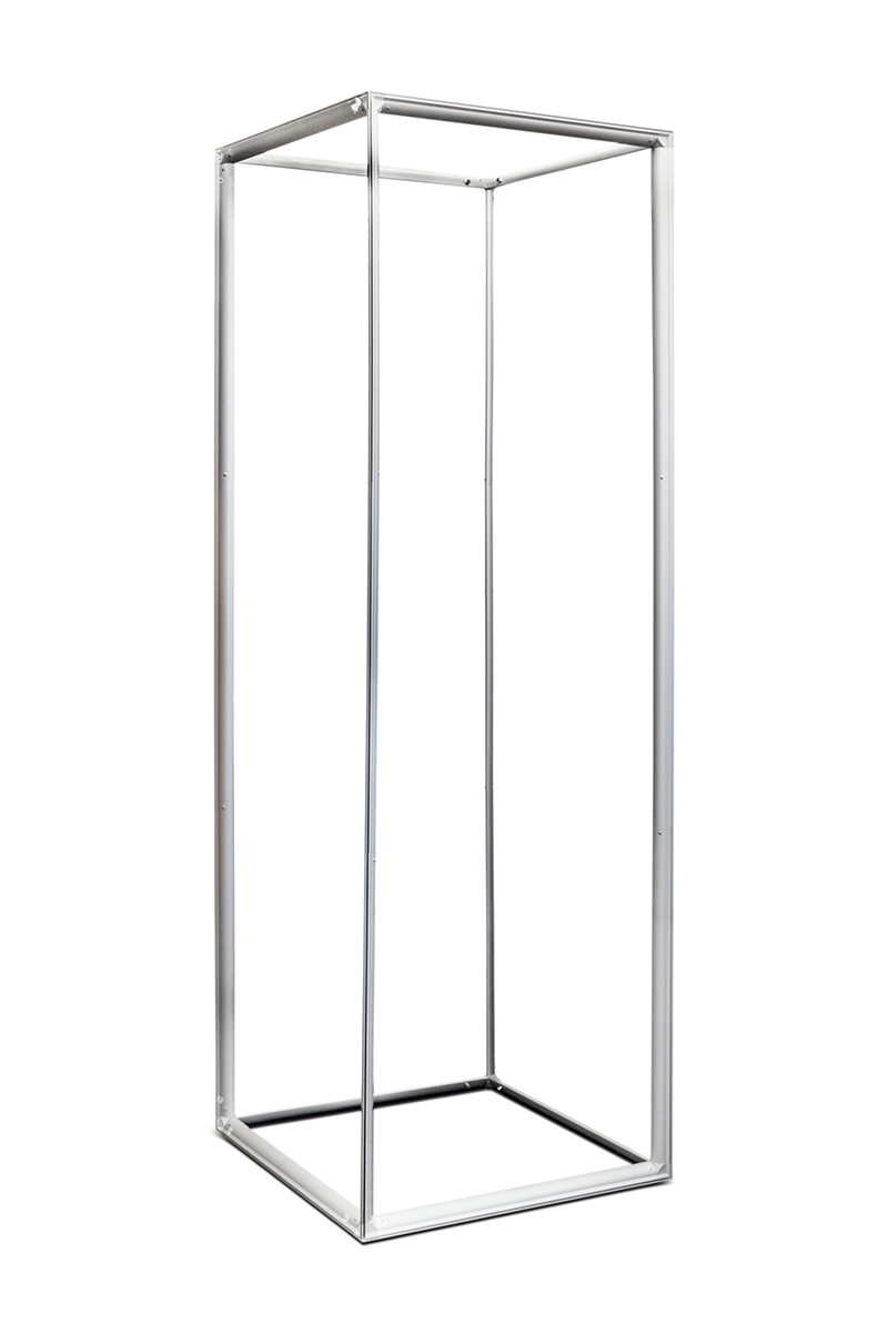 Werbesäule ALU Rahmen SEG 200x50cm