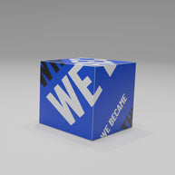 Alu Werbewürfel 50x50 bedrucken