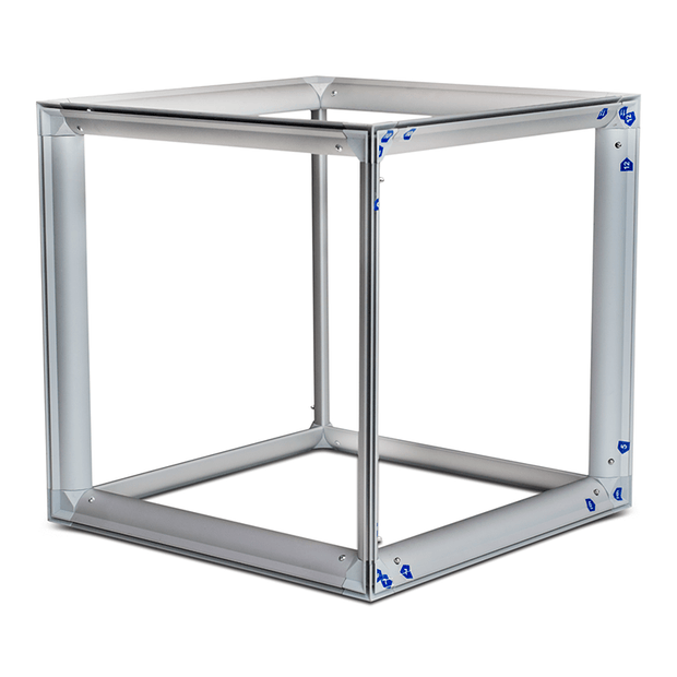 Werbewürfel Alu faltbar 50×50