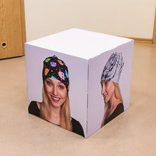 Werbewürfel aus Karton