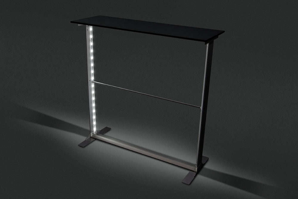 Faltbare Theke mit LED Beleuchtung
