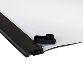 Rollbanner Schwarz Details
