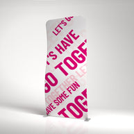Displaywand Snake Texil bedruckt