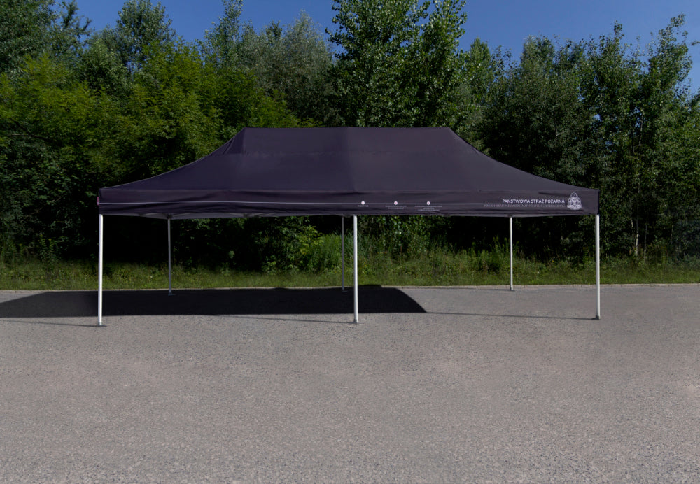 Event Zelt 4x6 Logo bedruckte Überdachung