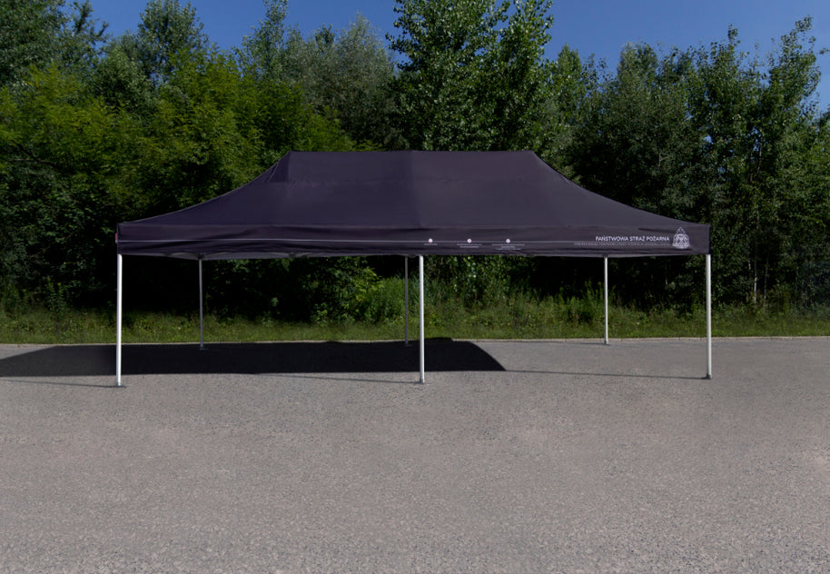 Event Zelt 4x6 Logo bedruckte Überdachung