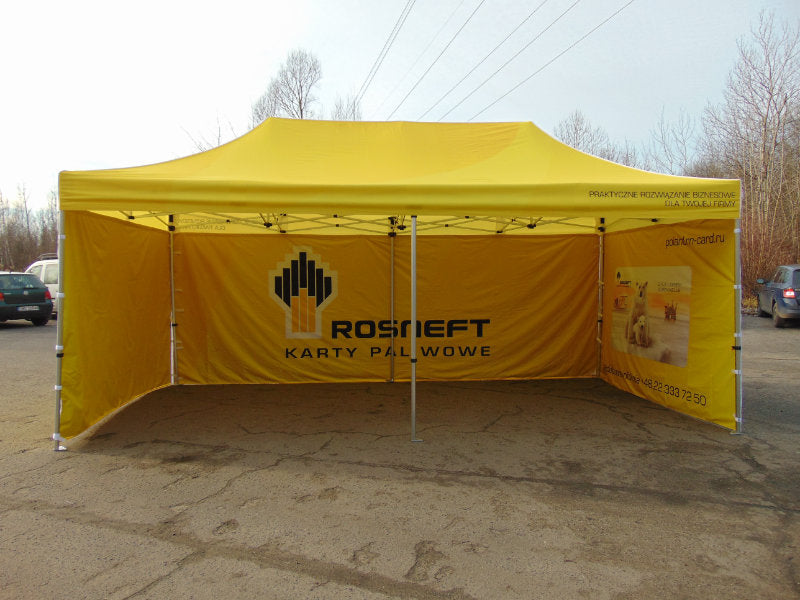 Faltzelt 4x6m mit bedrucktem Dach – Bild 14