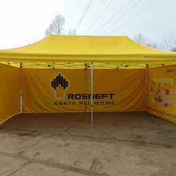 Faltzelt 4x6m mit bedrucktem Dach – Bild 14