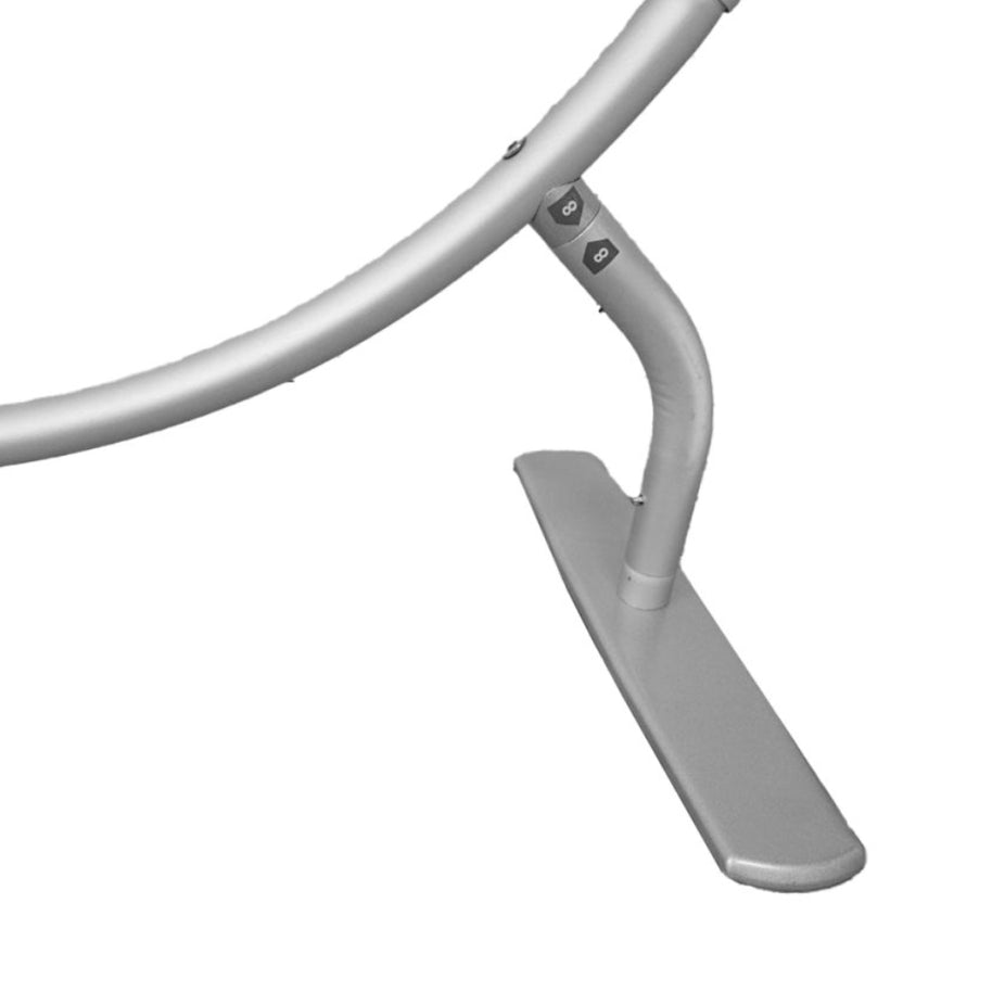 Fuß textiler Werbebanner oval