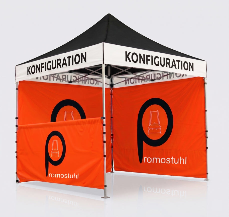 Faltpavillon 3x3 mit Logo bedrucken