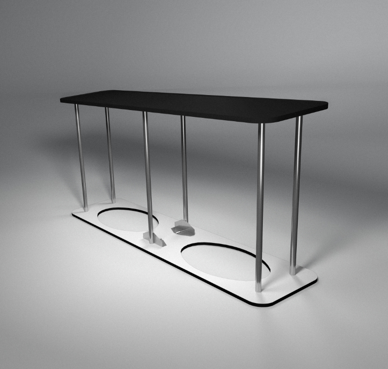 Messetheke Rectangular